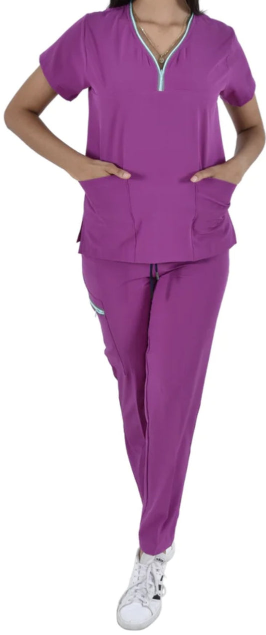 Pijama Quirúrgica KARY | Uniforme Médico para Dama